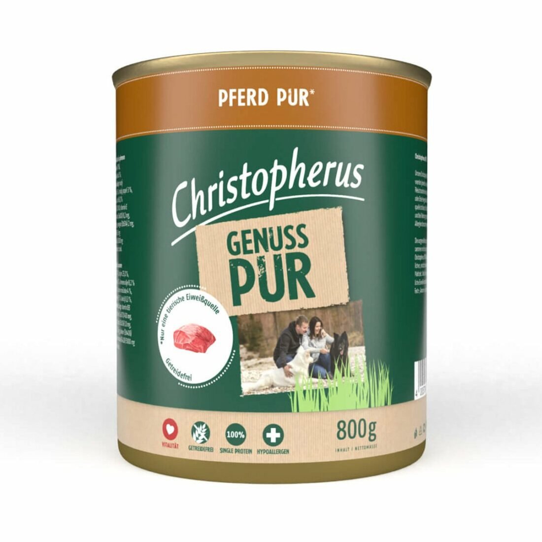 Christopherus Pur – koňské maso 12 × 800