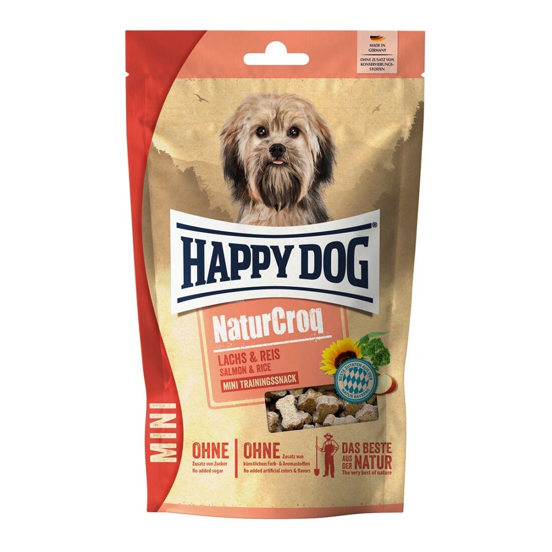 Happy Dog NaturCroq Mini Snack losos
