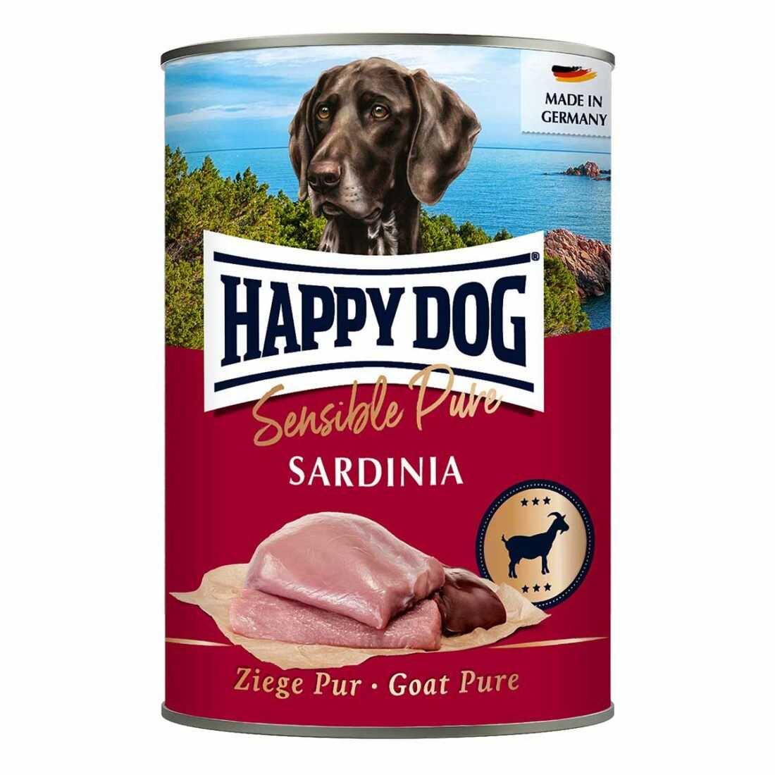 Happy Dog Pur s čistým kozím masem 12 ×