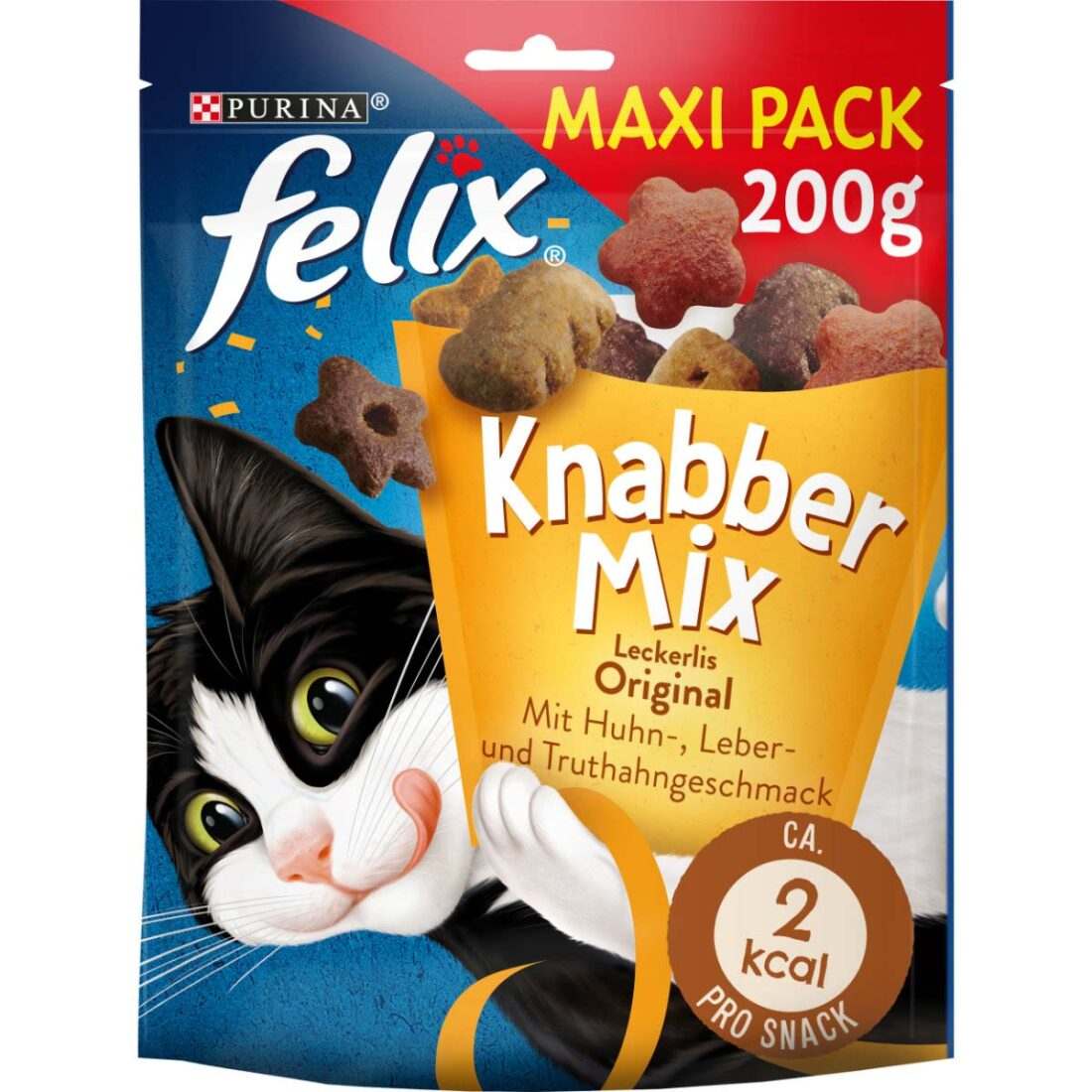 FELIX KnabberMix Original pamlsky pro kočky s kuřecím masem