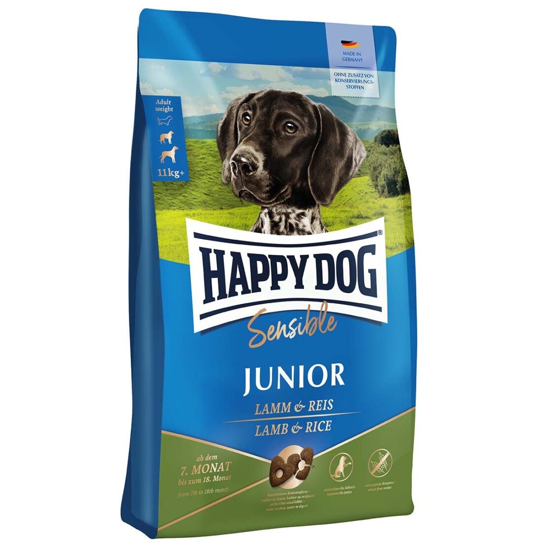 Happy Dog Supreme Sensible Junior jehněčí maso s
