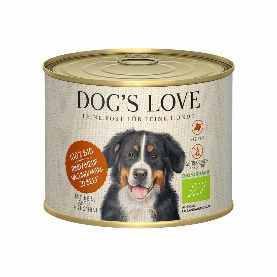 Dog's Love Bio hovězí maso s rýží