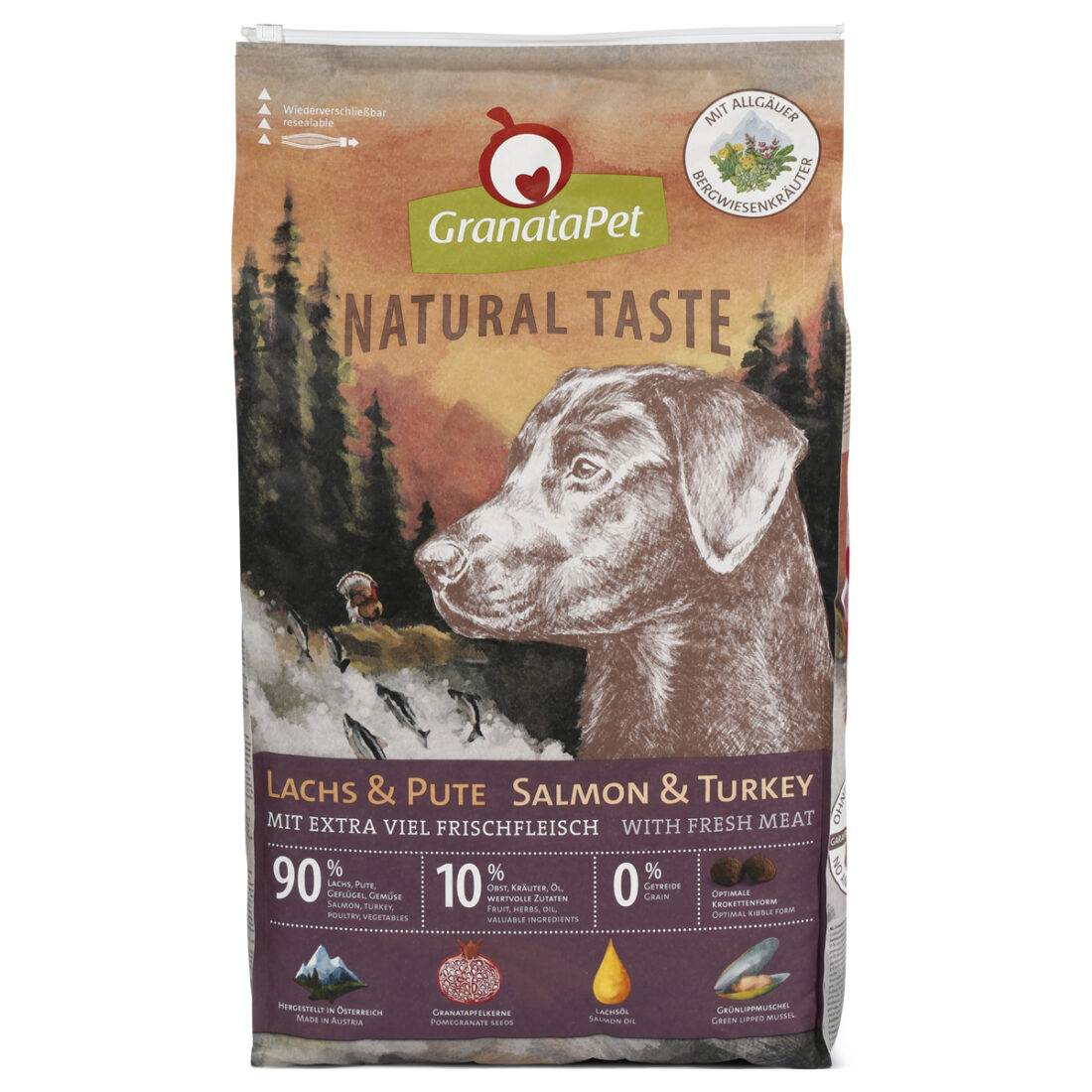 GranataPet Natural Taste s lososem a
