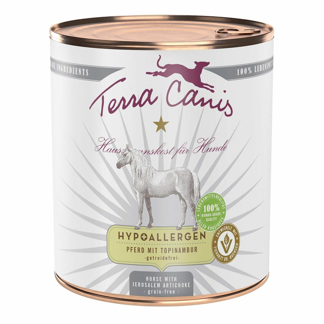 Terra Canis HYPOALLERGEN – koňské maso s topinambury