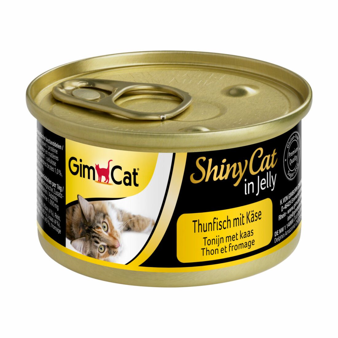 GimCat ShinyCat v želé s tuňákem a