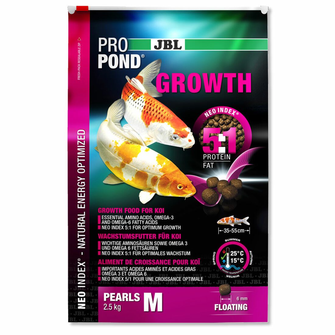 JBL ProPond Growth růstové krmivo pro