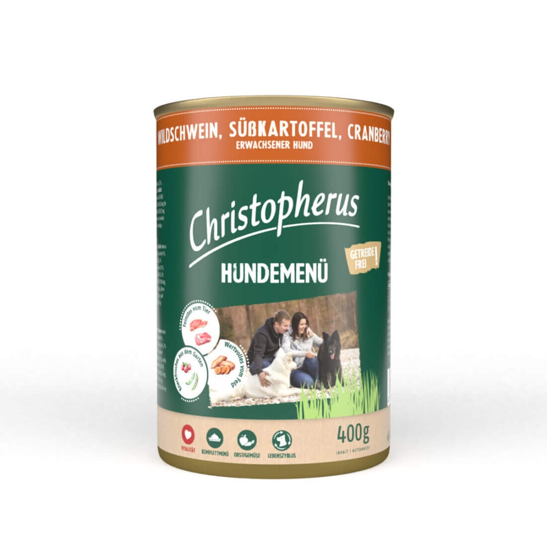 Christopherus krmivo pro psy divočák s batáty a