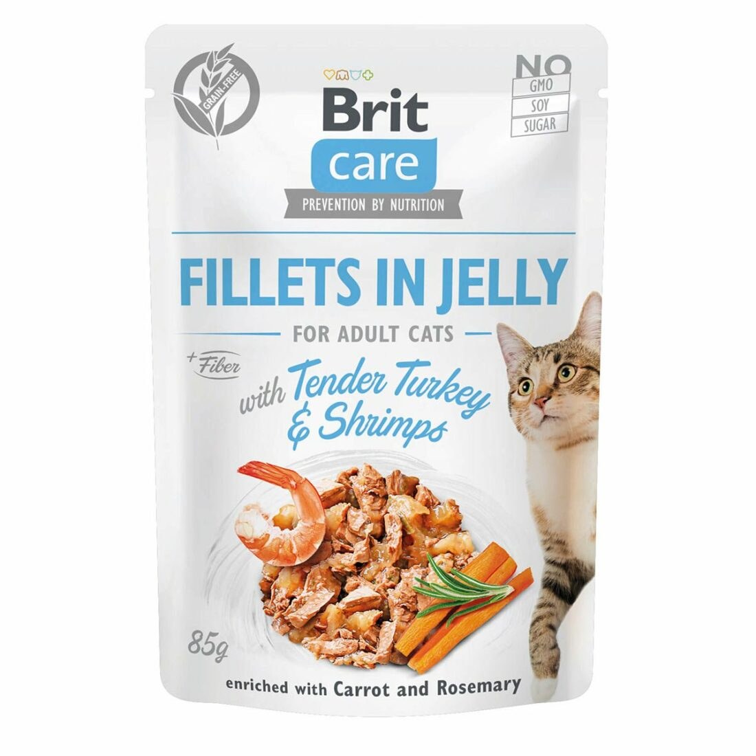 Brit Care Cat filety v želé krocan a