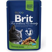 Brit Premium Cat kapsa Chicken Slices