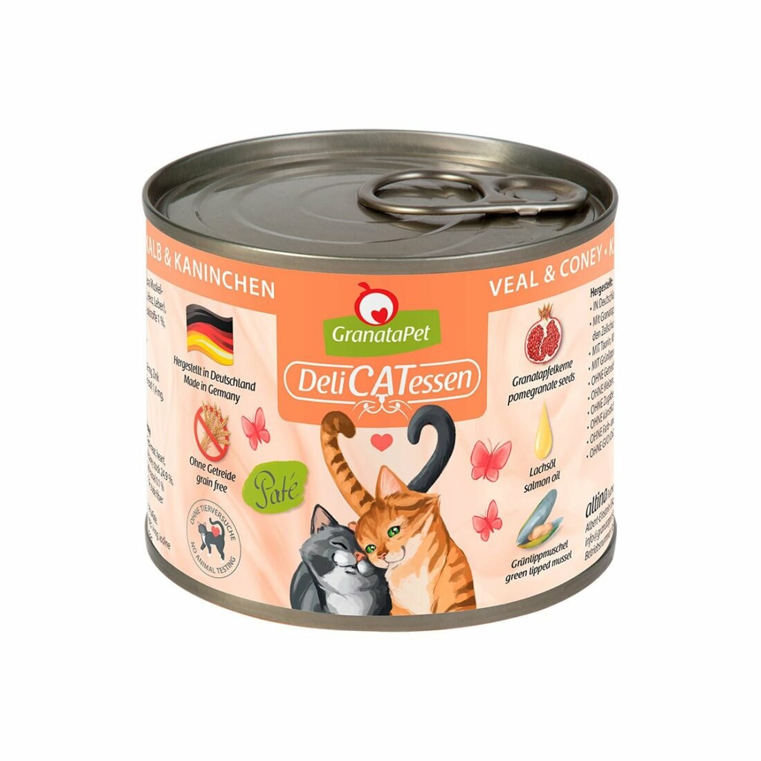 GranataPet pro kočky – Delicatessen konzerva telecí maso