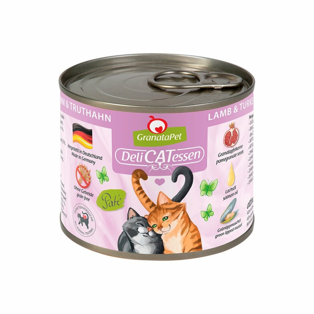 GranataPet pro kočky – Delicatessen konzerva jehněčí maso