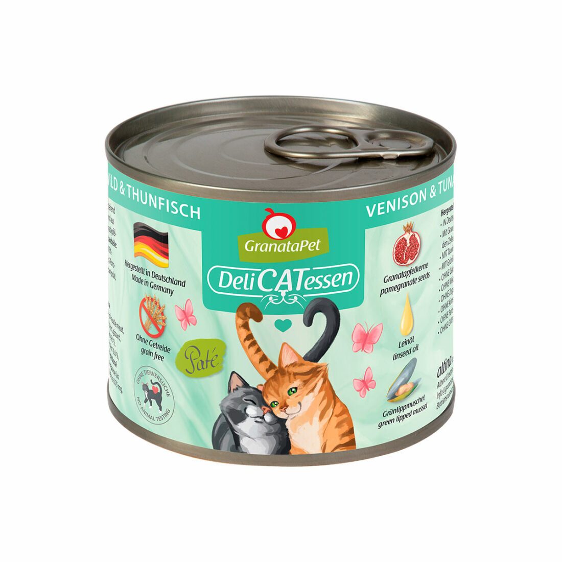 GranataPet pro kočky – Delicatessen zvěřina a tuňák