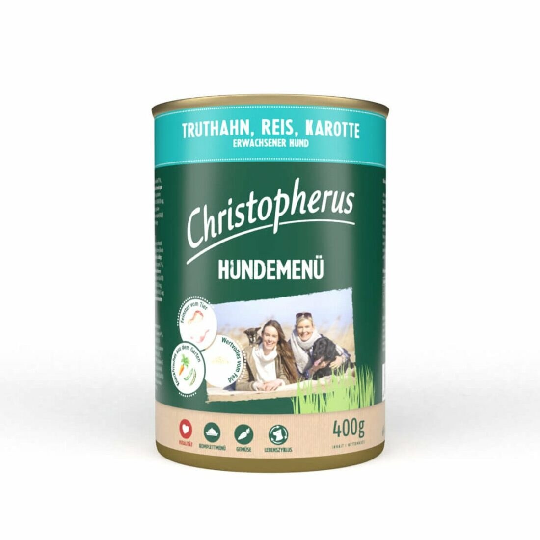 Christopherus krmivo pro psy krocan s rýží a