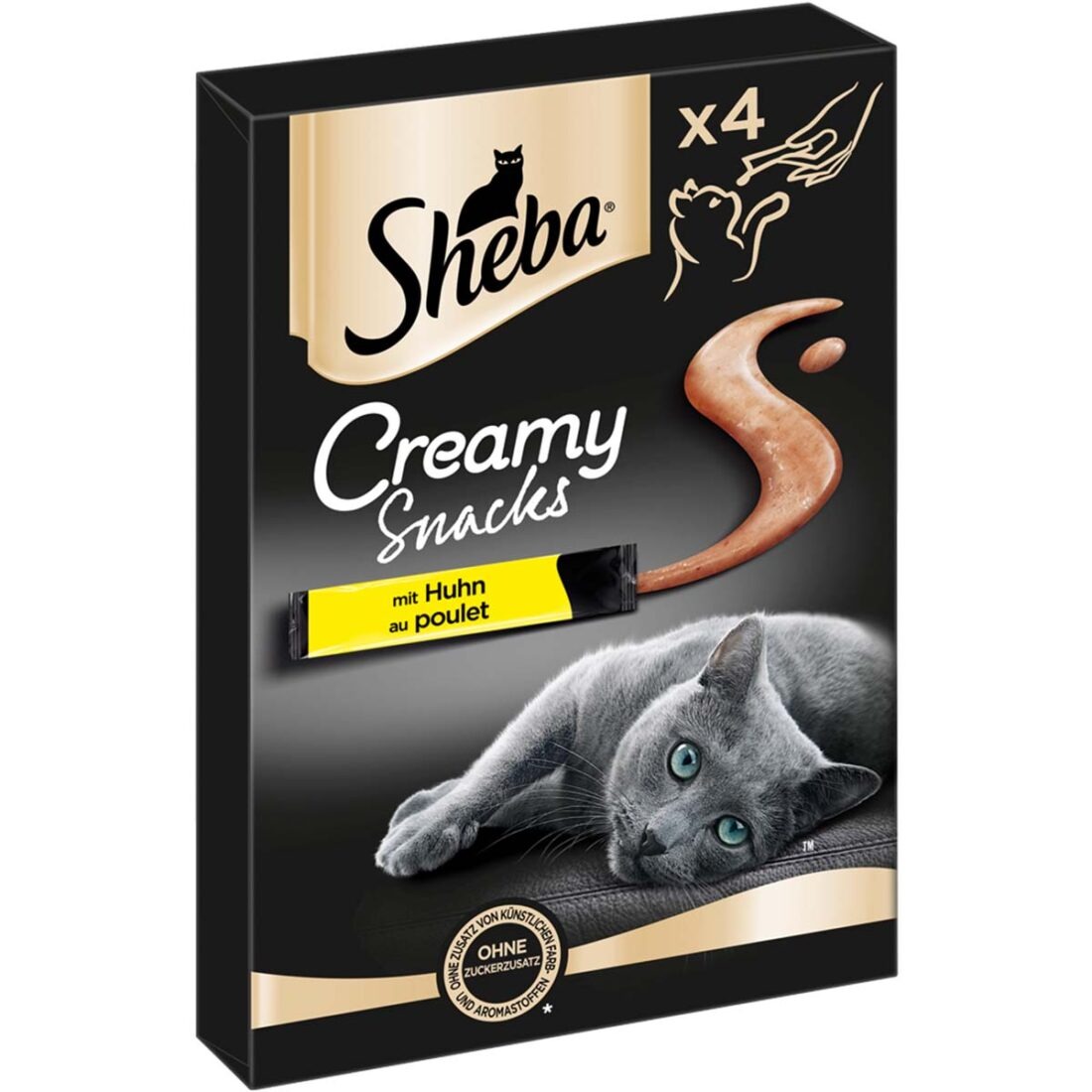 SHEBA® Creamy Snacks s kuřecím