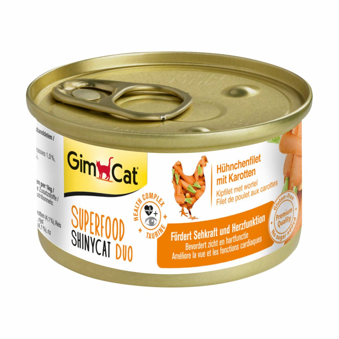GimCat Superfood ShinyCat Duo kuřecí filet s