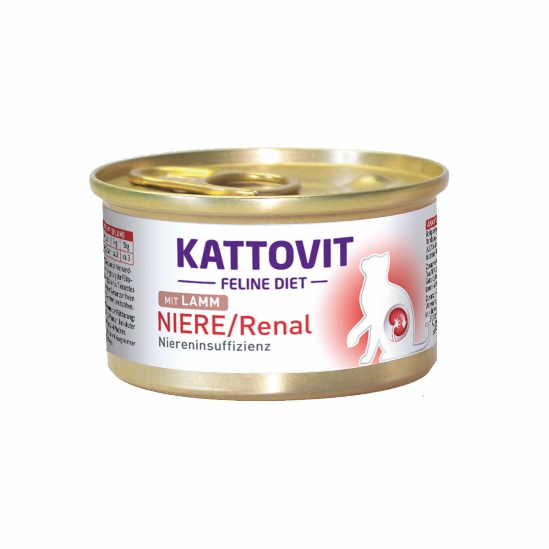 KATTOVIT Feline Diet Niere/Renal jehněčí 12