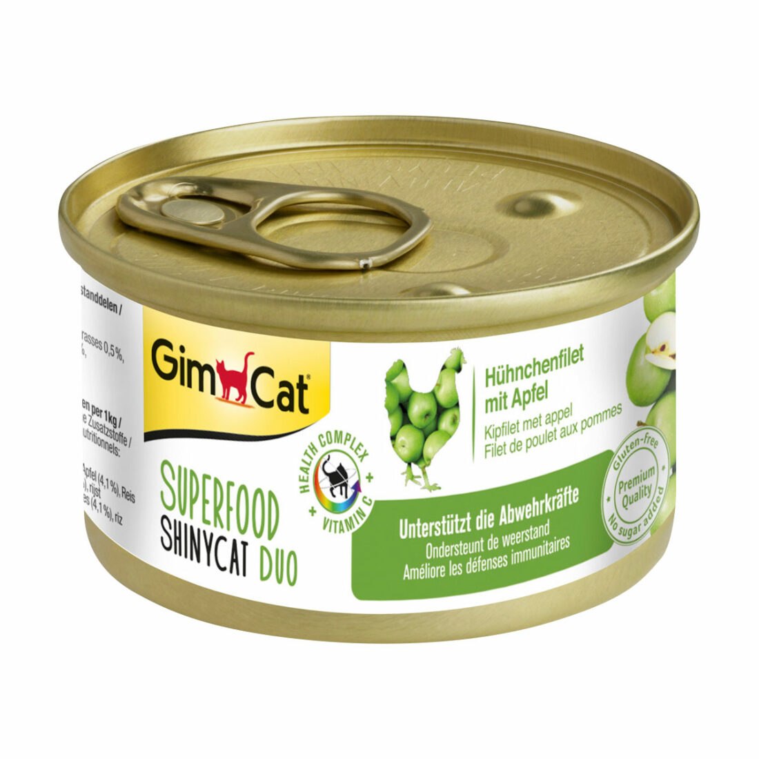 GimCat Superfood ShinyCat Duo kuřecí filet s