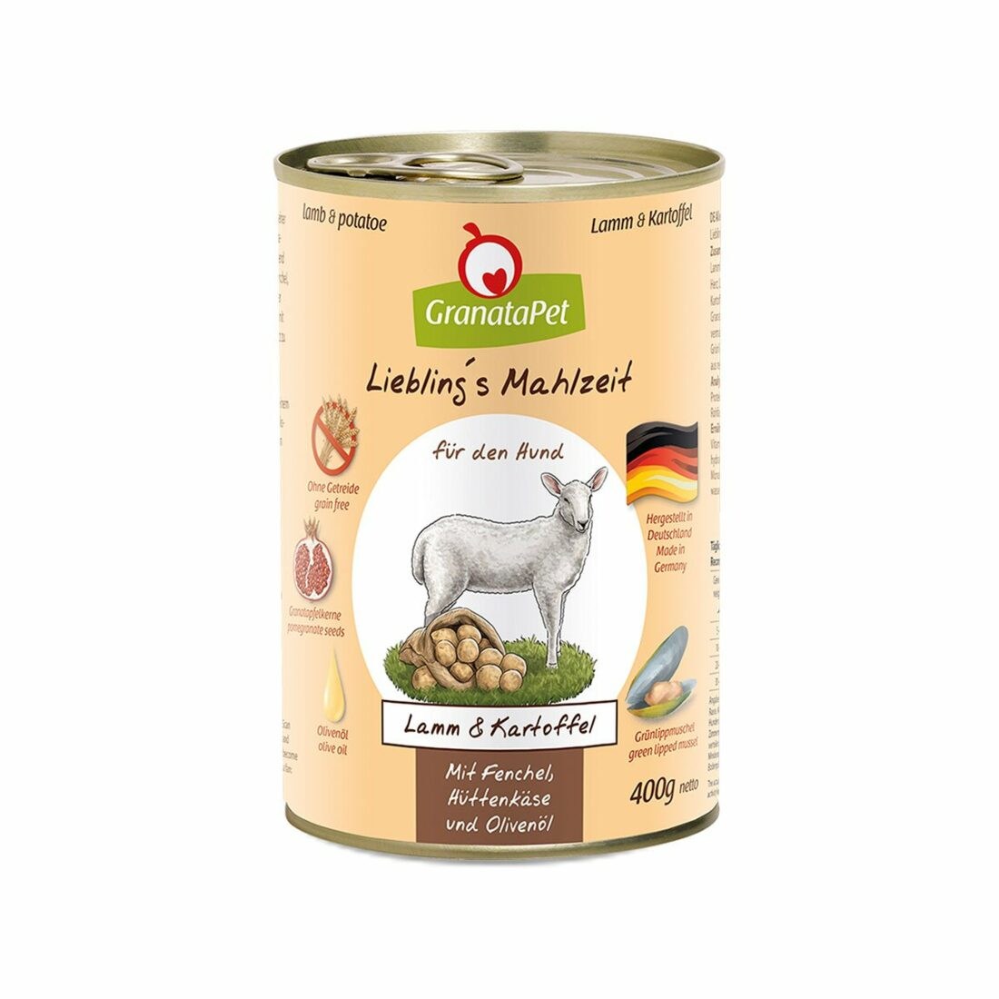 GranataPet Liebling’s Mahlzeit jehněčí a brambory