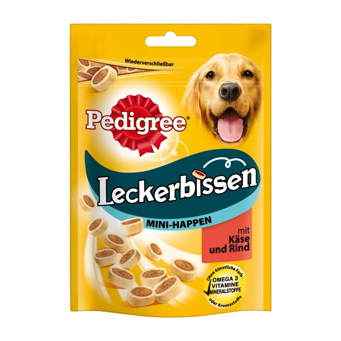 Pedigree Leckerbissen Mini-Happen se sýrem a hovězím masem