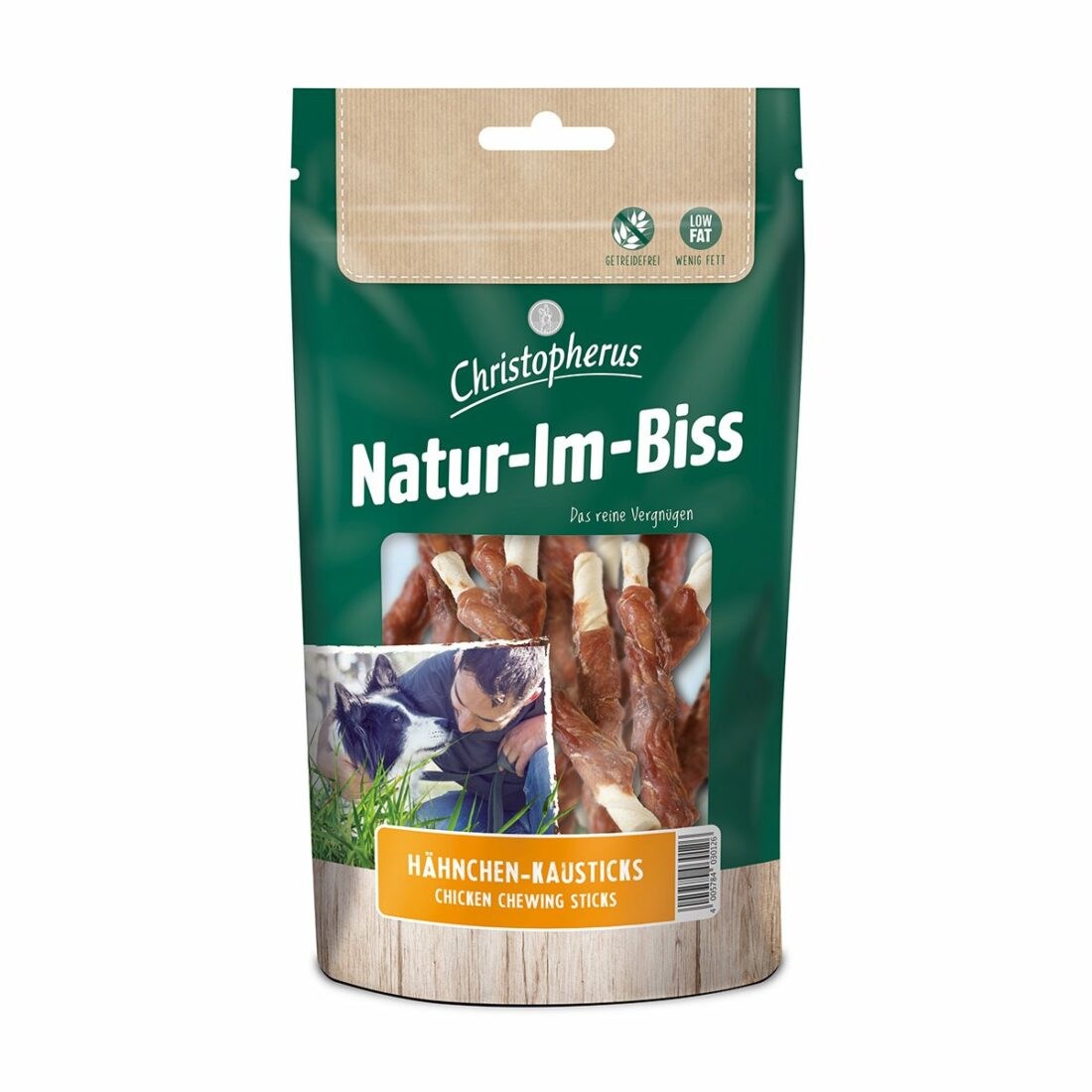 Christopherus Natur-Im-Biss kuřecí žvýkací tyčinky