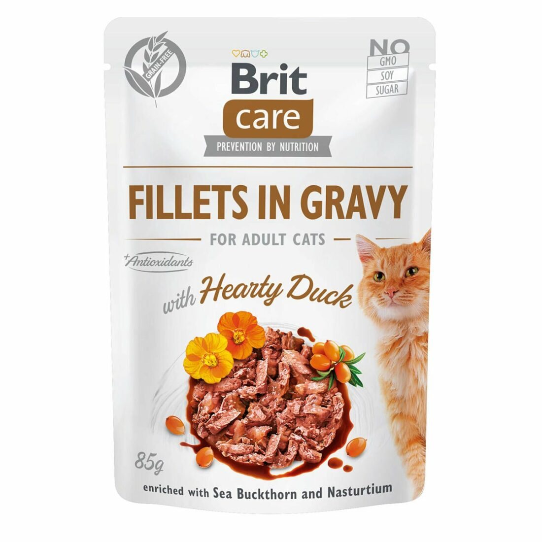 Brit Care Cat filety v omáčce s vydatnou