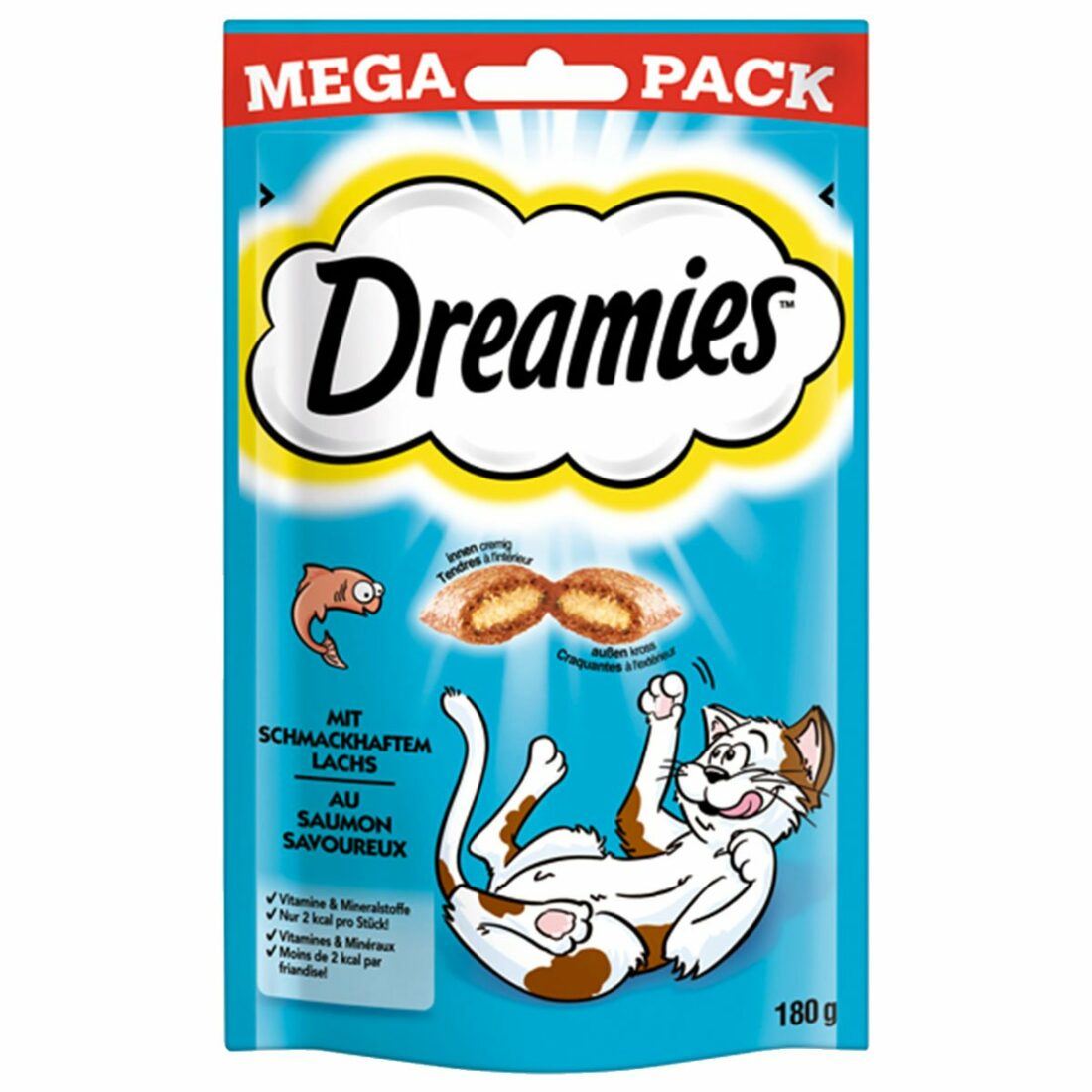 Dreamies Mega Pack s lososem