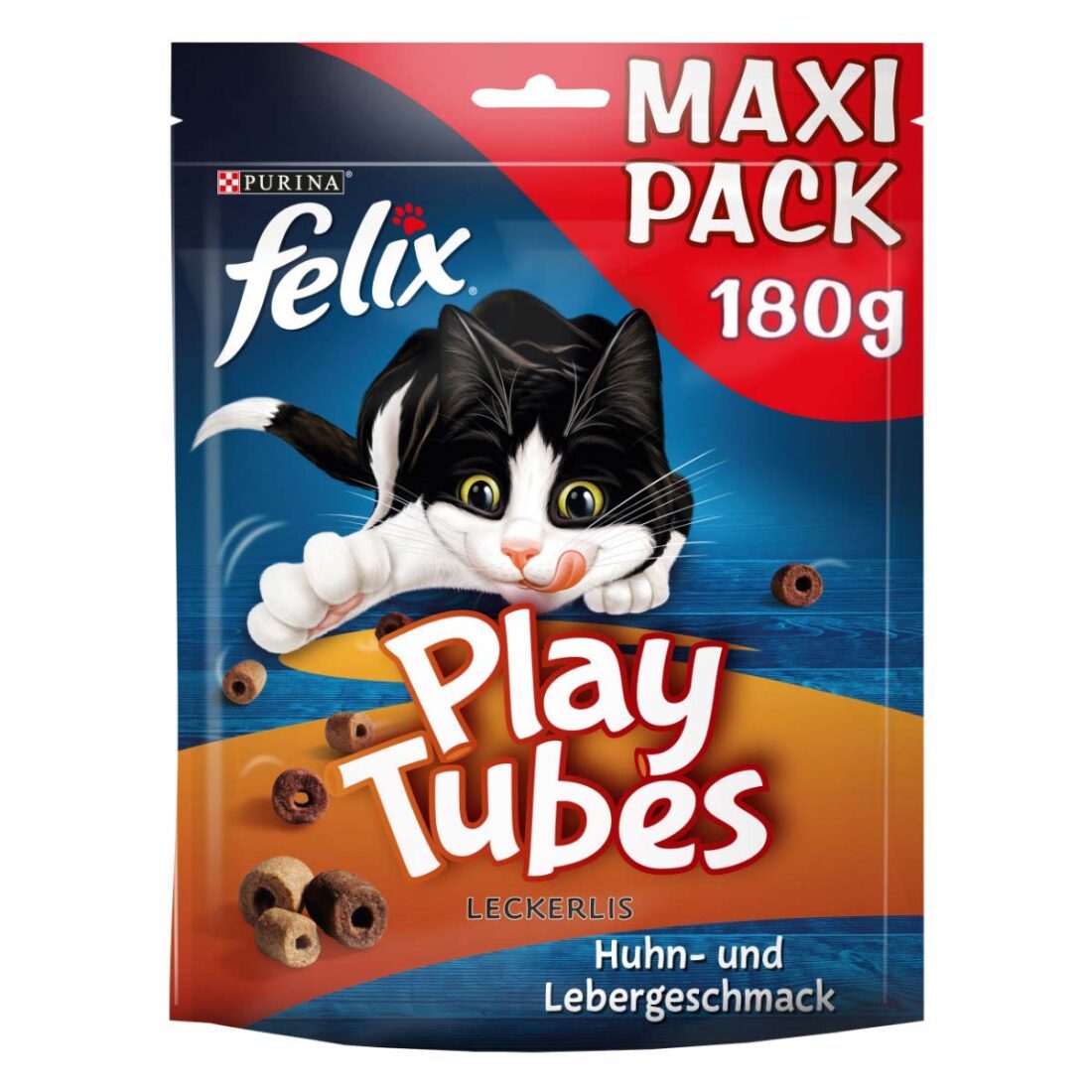 FELIX Play Tubes pamlsky pro kočky s kuřecím masem
