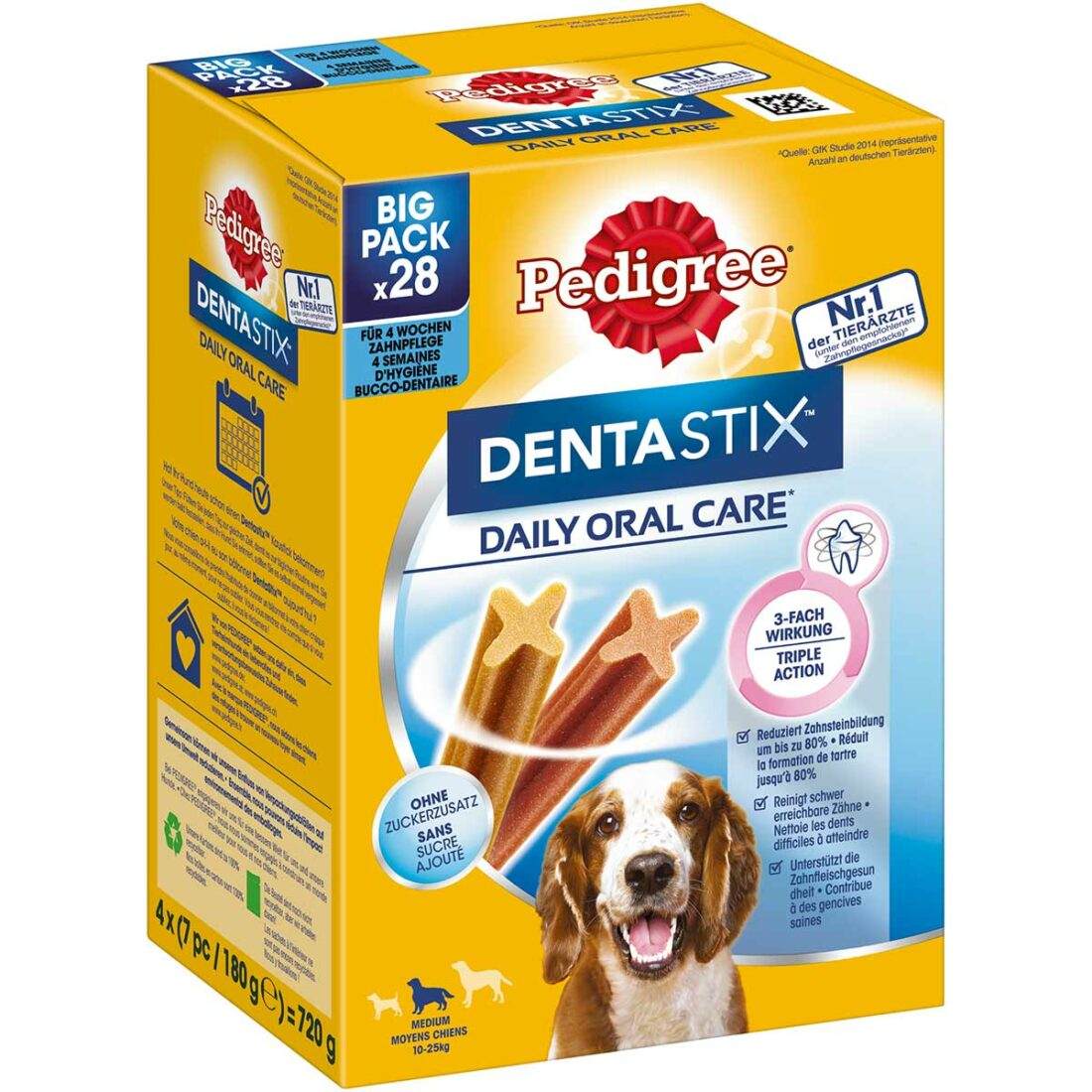 Pedigree DentaStix pro středně velké psy 28