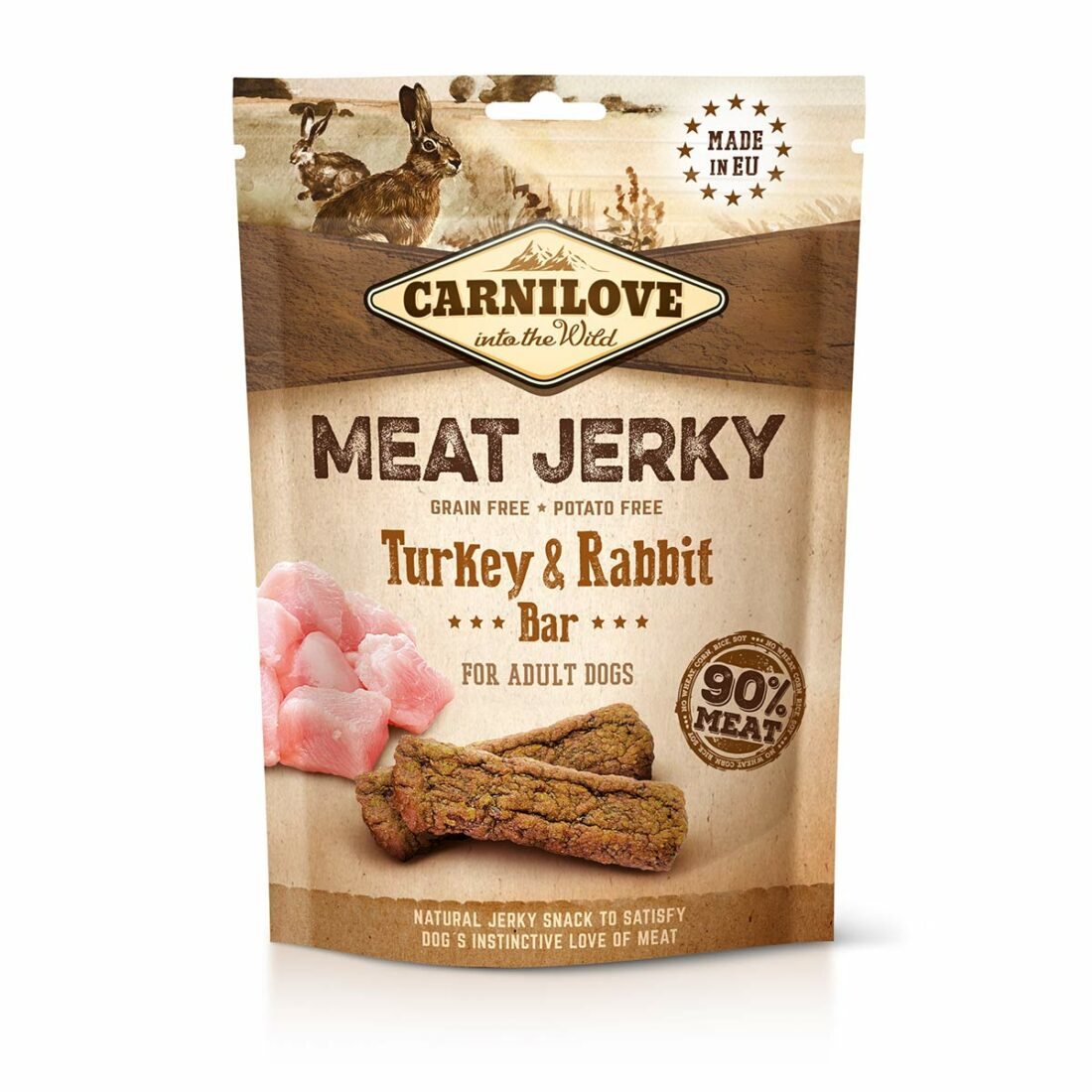 Carnilove Dog – Meat Jerky – krůta
