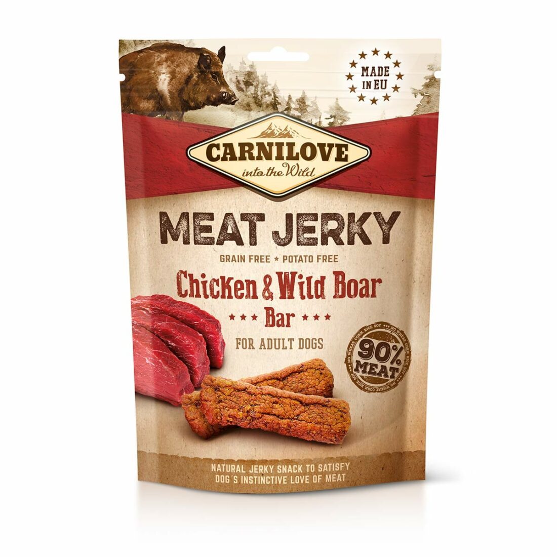 Carnilove Dog – Meat Jerky – kuře a
