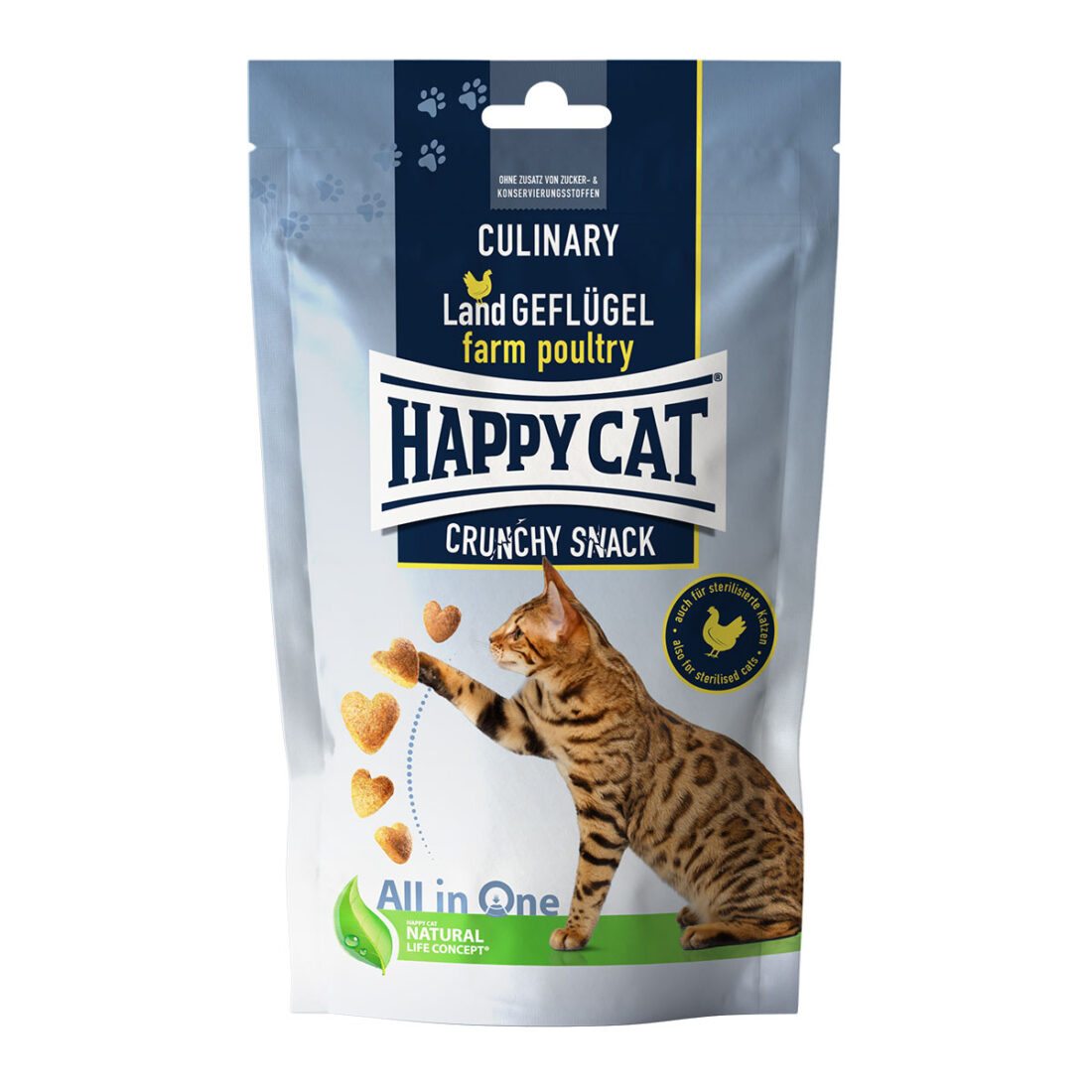 Happy Cat Culinary Crunchy pamlsek s venkovskou