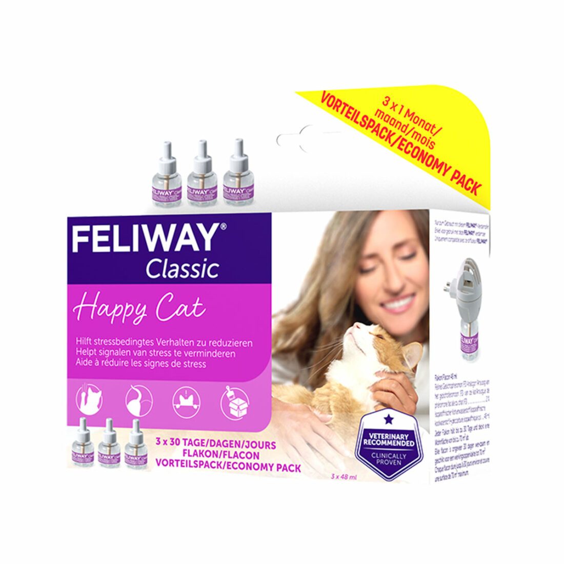 Feliway® Classic 3× 30 dní
