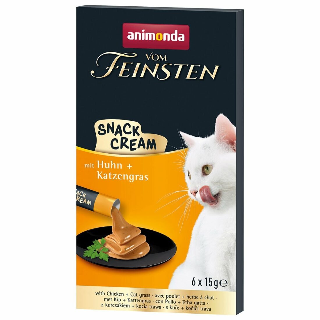 animonda vom Feinsten Snack Cream kuře + kočičí